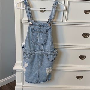 Denim Overall Dress